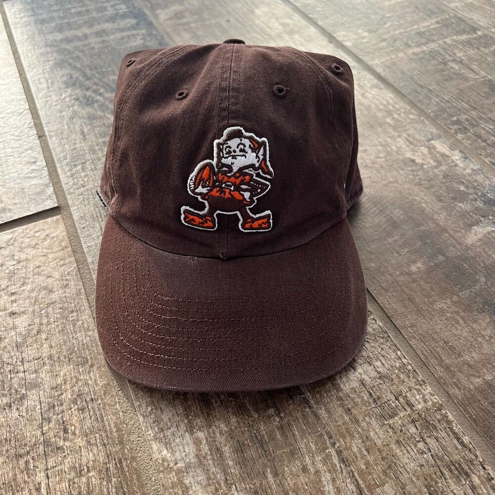 '47 Cleveland Browns Brownie The Elf Adjustable Baseball Hat Brown